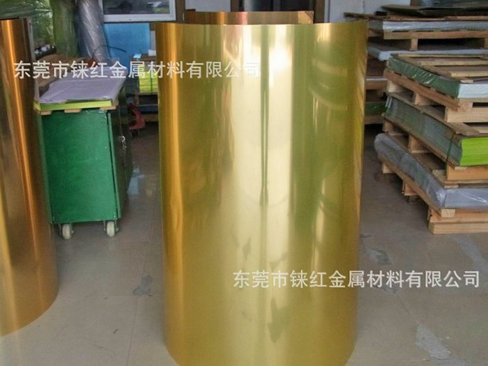 国产金色镜面铝卷